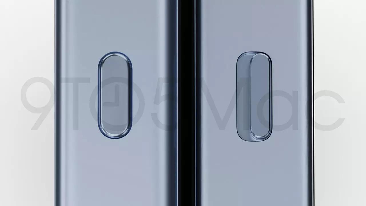 Bouton sourine à retour haptique de l'iphone 15 pro