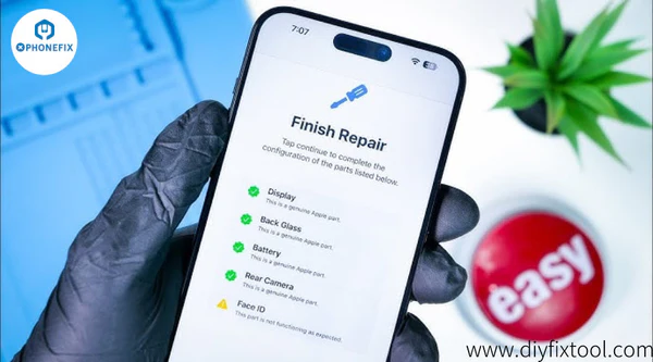 Mode diagnostic iPhone