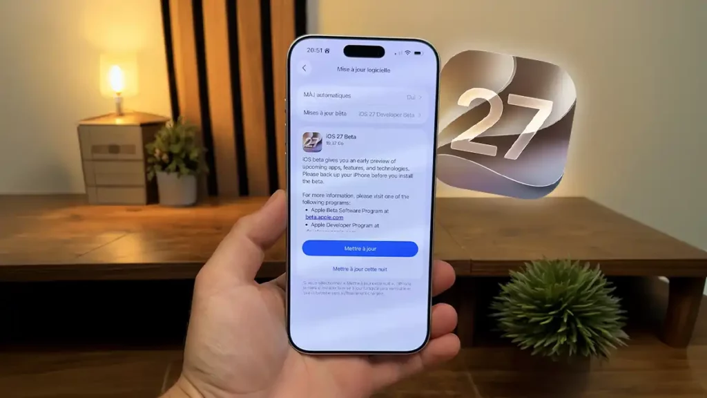 Installer iOS 27 Bêta : compatibilité et méthode pas à pas